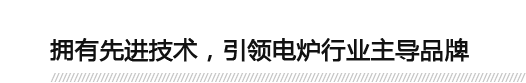 擁有先進(jìn)技術(shù)，引領(lǐng)電爐行業(yè)主導(dǎo)品牌